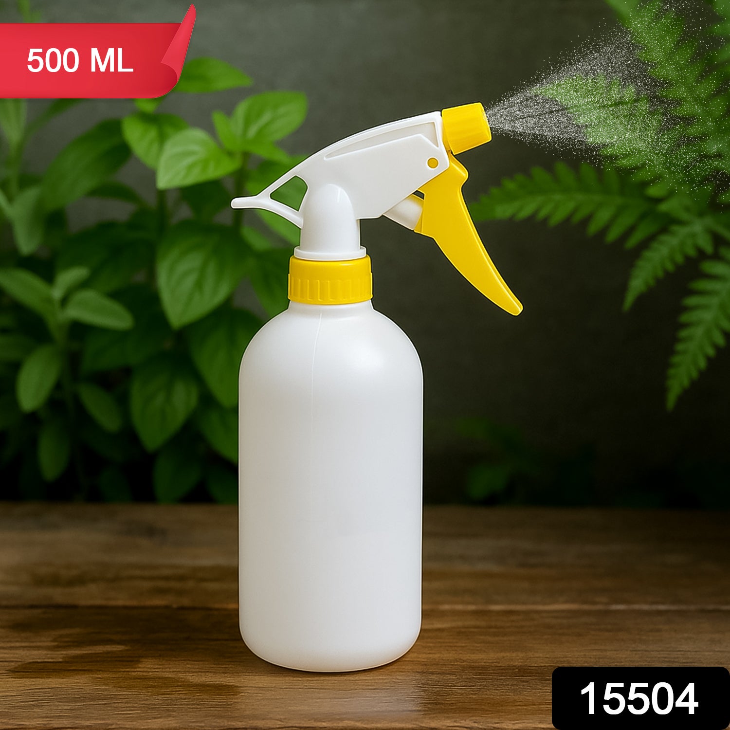 Floral Printed Plastic Spray Bottle (500 Ml)