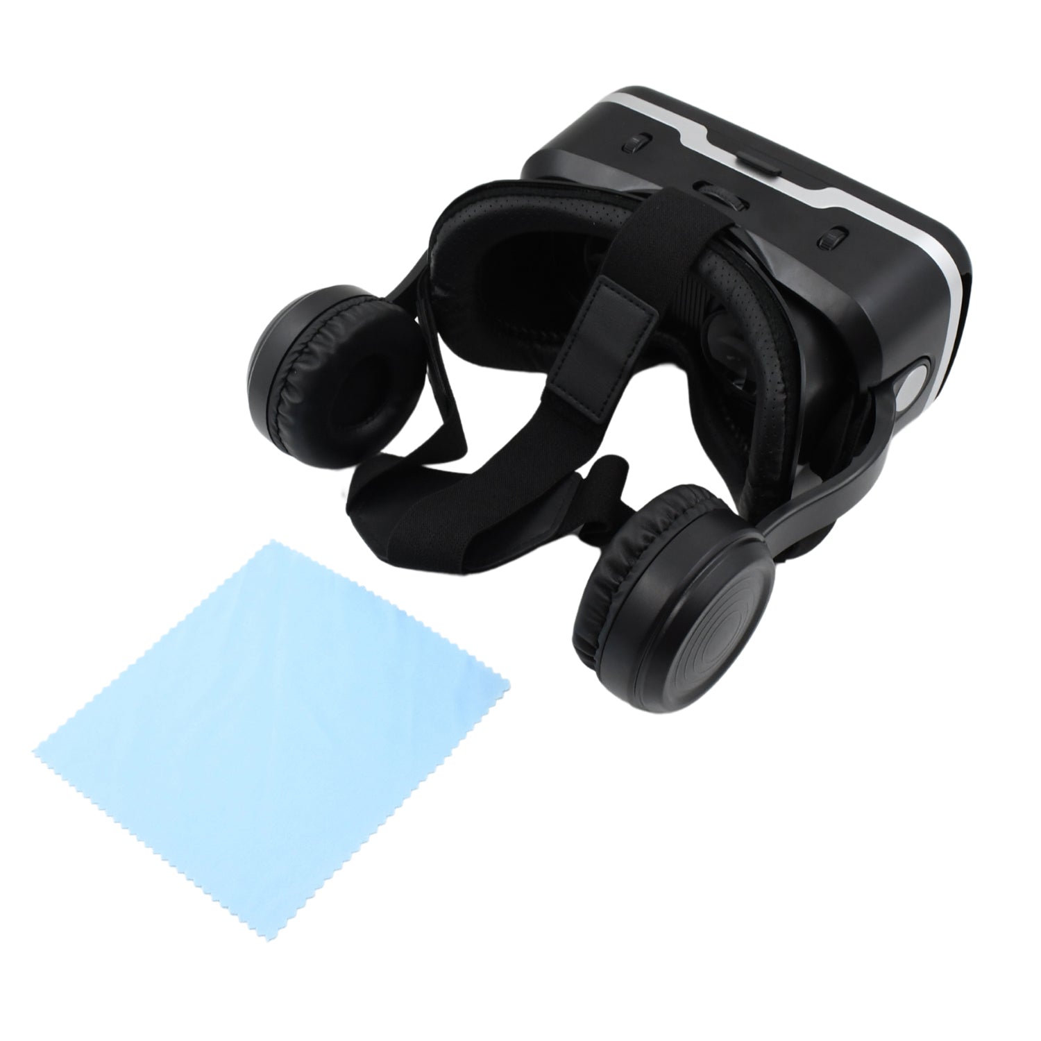 12836 3d Hd Vr Glasses Virtual Reality Goggles Headset For Ios For Android Smartphonevr Goggles-for 3d Vr Movies Video Games With Headphones (1 Pc)