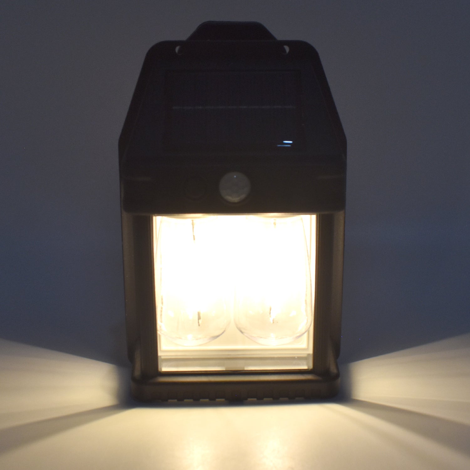 18w Solar Wall Double Lights  Lamp With 2 Modes  Motion Sensor (1 Pc)