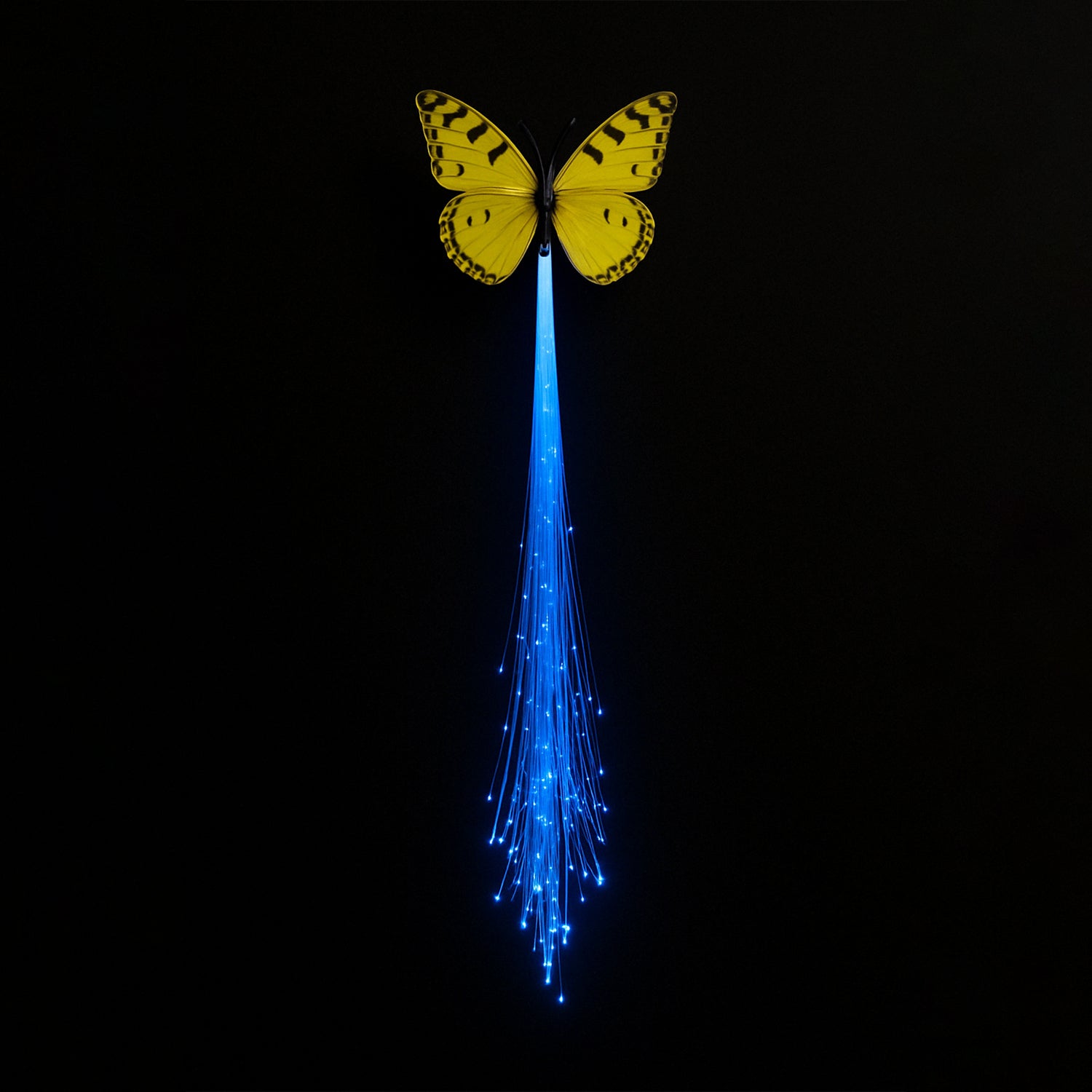 Led Butterfly Hair Braid Clip (Mix Color 1 Pc)