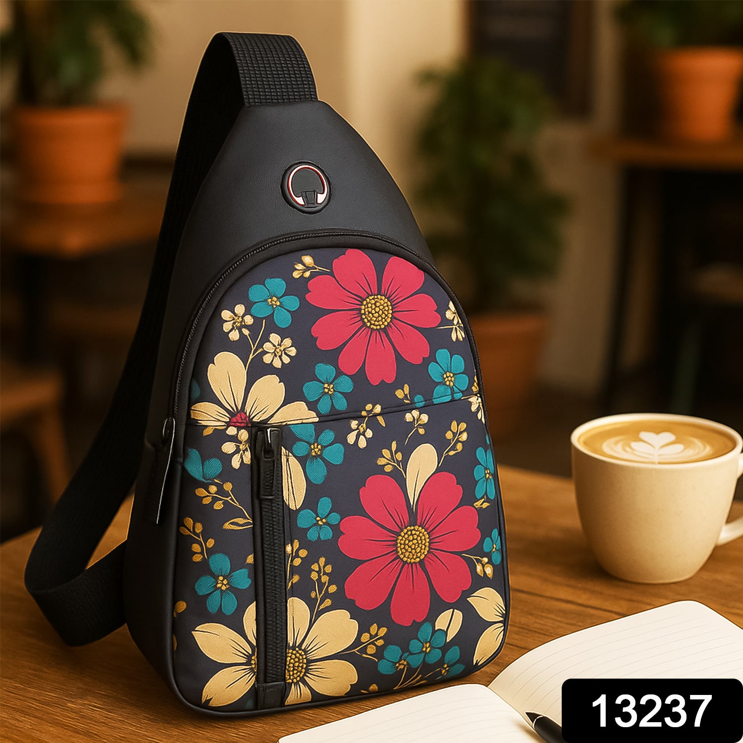 Waterproof Waist Bag Shoulder Bags Usb Charging Earphone Hook Sling Travel Bag (1 Pc)