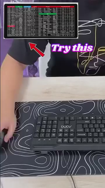 Extended Gaming Laptop Mouse Pad, Thick Non-Slip Rubber Base Desk Mat (Pack of 2)